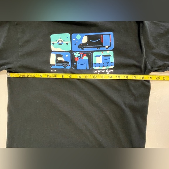Amazon Prime Day 2024 Black Graphic T-Shirt, Sz MD - Picture 7 of 11